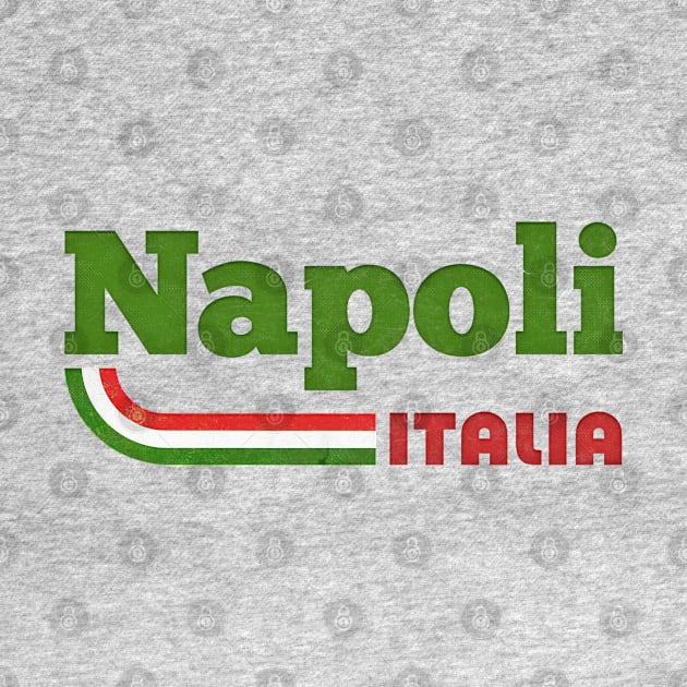 Napoli, Italia // Retro Italian Region Design by DankFutura
